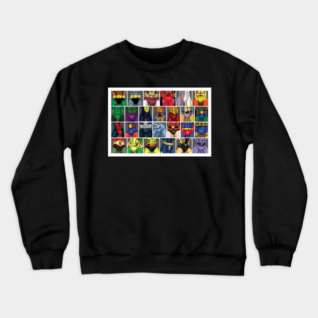 ABC's of Superheroes Crewneck Sweatshirt by Twogargs